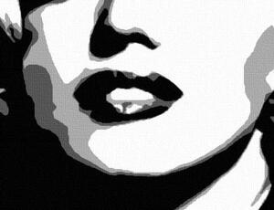 Tablou POP ART pictat manual MARILYN MONROE 60x80 cm
