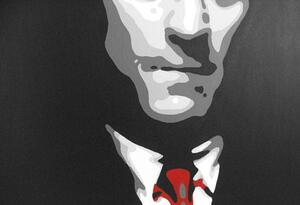 Tablou POP ART pictat manual GOODFELLAS 150x50 cm