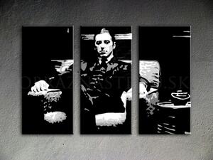 Tablou POP ART pictat manual GODFATHER 60x40 cm