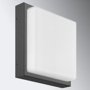 LCD Lampă de exterior Ernest, grafit, 25 x cm, E27, oțel inoxidabil, reglabil, Negru, Metal, Modern
