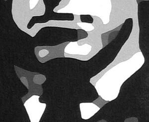 Tablou POP ART pictat manual GODFATHER 60x40 cm