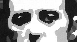 Tablou POP ART pictat manual GODFATHER 60x40 cm