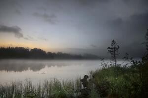 Fototapetă vlies lac în suedia 375 x 250 cm