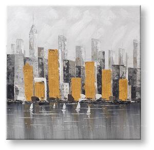 Tablou de perete ORAȘ 1 parte 70x70 cm - 70×70 cm / Klasický 2 cm