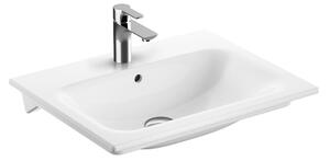 Geberit Selnova Square lavoar 60x48 cm dreptunghiular mobilier-încastrat alb 500.994.00.1