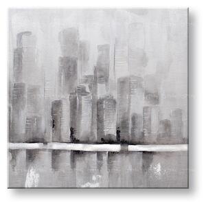 Tablou de perete ORAȘ 1 parte 80x80 cm - 75×75 cm / Klasický 2 cm