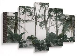 Tablou - Jungla în ceața dimineții (150x105 cm)
