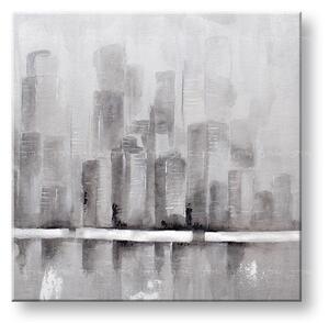 Tablou de perete ORAȘ 1 parte 80x80 cm - 75×75 cm / Klasický 2 cm