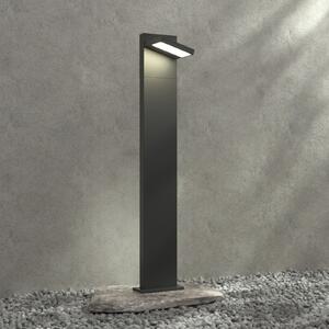 Lucande Lampă LED stâlpișor Silvan, 100 cm, antracit, metal