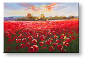 Tablou de perete LUKE 1 parte - 90x60 cm - 90×60 cm / Clasic 2 cm