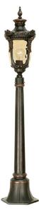 Elstead Lampă de trotuar Philadelphia, design istoric, reglabil, Bej, Sticlă, Casă de țară / Rustic