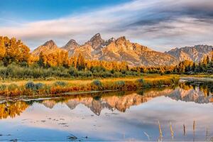 Fototapetă vlies parcul național grand teton 375 x 250 cm