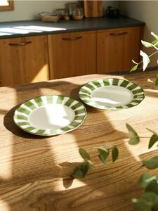 Sinsay - Set de 2 farfurii - verde-pal