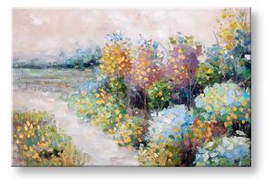Tablou pictat manual LUKE 1 parte 90x60 cm - 90×60 cm / Klasický 2 cm