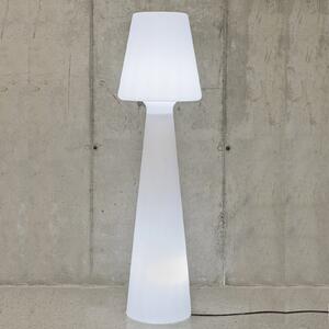 Newgarden Lola lampă LED picior, cablu, h=200 cm, Alb, Plastic
