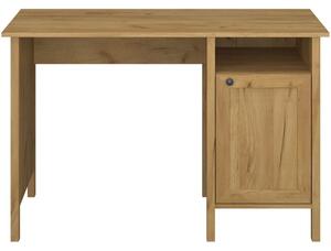 Birou KLARK, stejar auriu, PAL, 120x60x77 cm