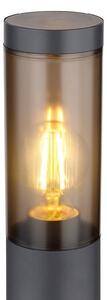 Globo Lampă de trotuar Boston înălțime 110 cm, reglabil, Negru, Metal, Modern