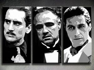 Tablou POP ART pictat manual GODFATHER 90x60 cm