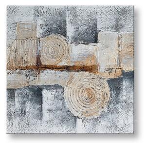 Tablou pictat manual ABSTRACT 1 parte 50x50 cm