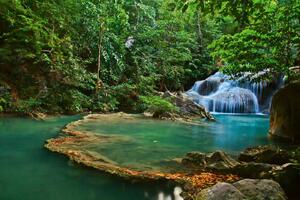 Fototapetă vlies cascadă în thailanda i 375 x 250 cm