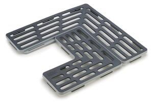 Set 2 covorașe antiaderente pentru chiuvetă Joseph Joseph Sink Saver, gri