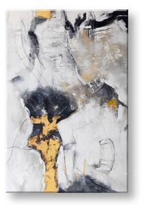 Tablou pictat manual ABSTRACT 1 parte 80x120 cm - 80×120 cm / Klasický 2 cm