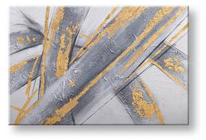 Tablou pictat manual ABSTRACT 1 parte - 90x60 cm - 90×60 cm / Klasický 2 cm