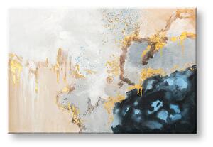 Tablou pictat manual ABSTRACT 1 parte - 90x60 cm - 90×60 cm / Klasický 2 cm