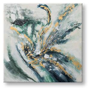 Tablou pictat manual ABSTRACT 1 parte - 100x100 cm - 100×100 cm / Klasický 2 cm