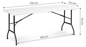 Masă pliabilă de catering pentru grădină 180 cm