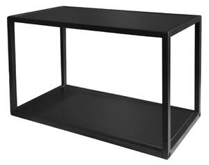 KONDELA Poliţă, neagră, ARAKA/MENZO/SIBER ONE LOFT 60 G-36