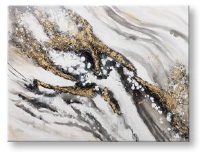 Tablou pictat manual ABSTRACT 1 parte - 120x90 cm - 120×90 cm / Clasic 2 cm