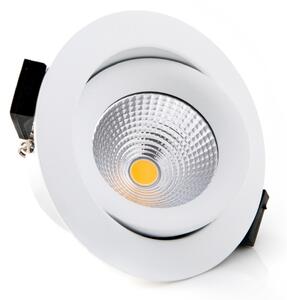 The Light Group SLC One 360 ° LED încastrat lumina alb 3.000K, reglabil, Alb, Camera de zi / sufragerie, Metal, Modern, Corpuri de iluminat încastrate rotunde