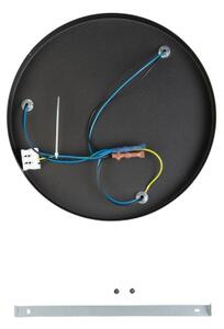 Lustră aplicată MOONLIGHT, 3 x E27, 15 W, 230 V, neagră