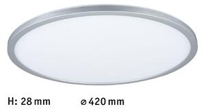 Paulmann Atria Shine Panel dim chrome RGBW Ø42cm, reglabil, Metalic, Camera de zi / sufragerie, Plastic, Modern