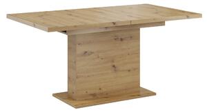 KONDELA Masă de sufragerie extensibilă, stejar artisan, 160-200x90 cm, BOBA