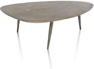 Masuta de cafea Dorvali aurie 82/105/32 cm
