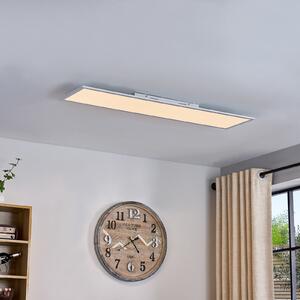 Panou Lindby LED Lamin, alb, 120 cm, CCT, dimabil, telecomandă