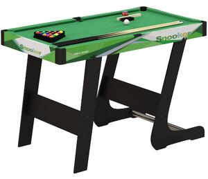 SPORTNOW Masă de Biliard Pliabilă cu Accesorii pentru Adulți și Tineri 104x55.5x68cm | Aosom Romania