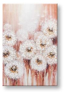 Tablou pictat manual FLORI 1 parte - 60x90 cm - 60×90 cm / Premium 4 cm