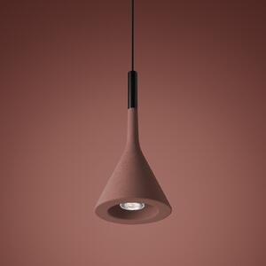 Foscarini Aplomb lampă susp. GU10 din beton roșu
