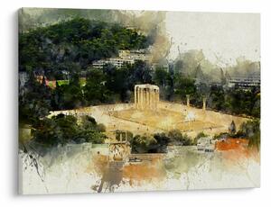 Tablou - Templul lui Zeus, Atena, Grecia (70x50 cm)