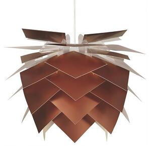 Lustră Pendul Dyberg Larsen, Illumin Copper Look, reglabil, Cupru, Camera de zi, Plastic, Design