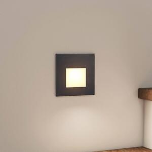 Arcchio LED lampă încastrată Vexi, 7,8 cm x cm, negru, CCT, reglabil, Negru, Hol, Aluminiu, Modern, Luminile încastrate unghiulare