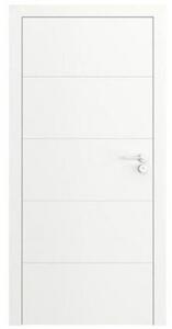 Porta Doors Foaie de ușă vector e, de interior, normă poloneză (h0-2060 mm), 60 cm, alb, finisaj vopsea standard, porta