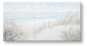 Tablou pictat manual PEISAJ 1 parte - 140x70 cm - 140×70 cm / Clasic 2 cm