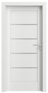 Porta Doors Foaie de ușă verte home g4, de interior, normă cehă (h0-2020 mm), 60 cm, alb, finisaj sintetic, porta doors