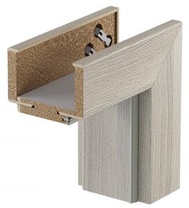 Porta Doors Toc de ușă porta system b, de interior, reglabil, normă poloneză (h0-2060 mm), 95 - 115 mm, acacia argintiu