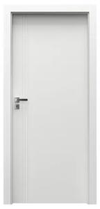 Porta Doors Foaie de ușă vector b, de interior, normă poloneză (h0-2060 mm), 60 cm, alb, finisaj vopsea standard, porta doors