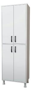 Dulap bucatarie M4-1103, alb, PAL melaminat, 63x36x191 cm